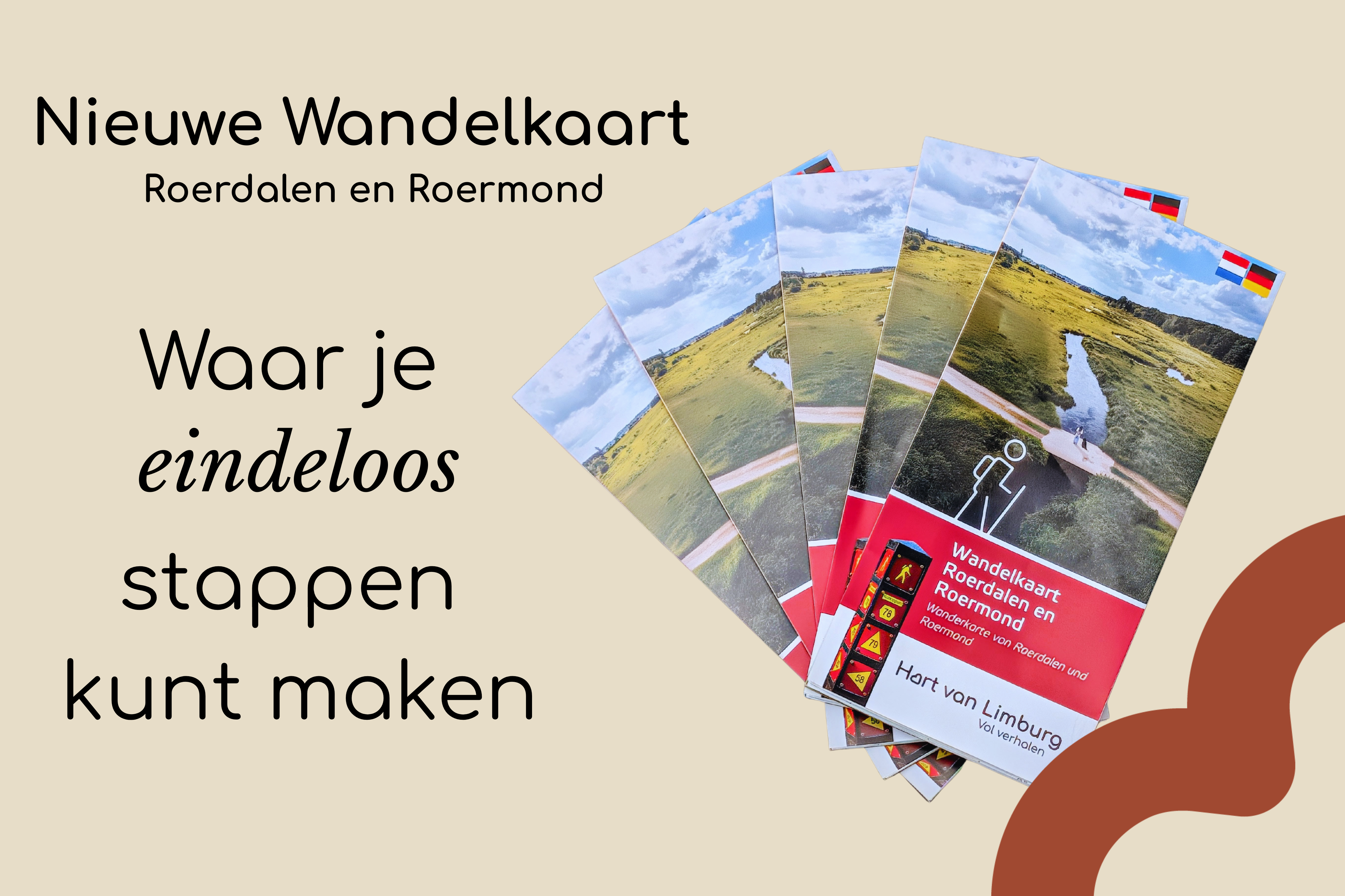 Wandelkaart Roerdalen en Roermond
